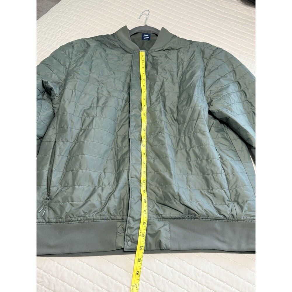 George Men’s Olive Green Bomber Jacket | Large (42-44) - Picture 5 of 7